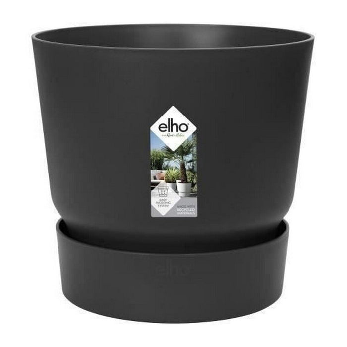 Ghiveci Elho Greenville Negru Plastic Rotundă Rotund Ø 30 cm Ø 29,5 x 27,8 cm