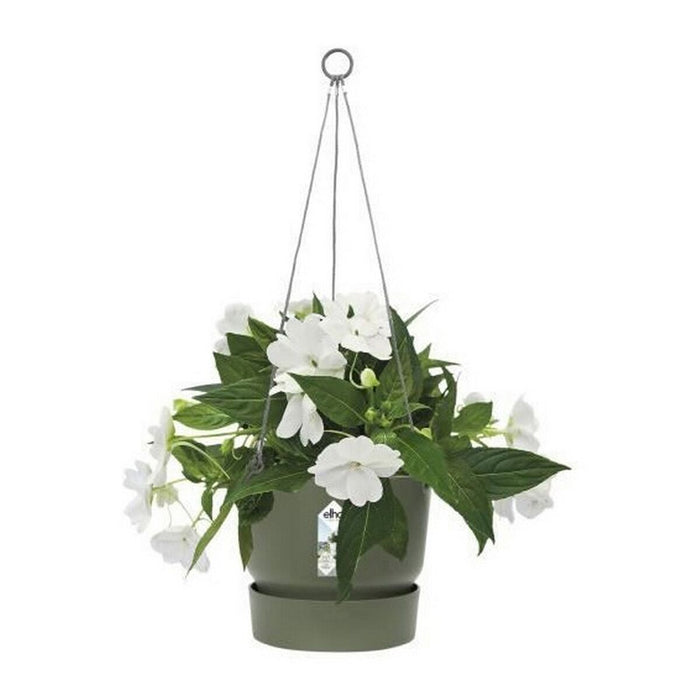 Jardinieră suspendată Elho Greenville Ø 23,9 x 20,3 cm Verde