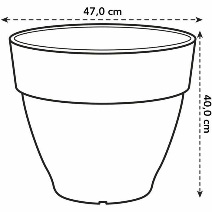 Ghiveci Elho   Ø 47 cm Rotundă Antracit Plastic