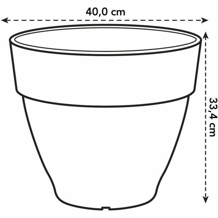 Ghiveci Elho   Rotundă Alb Plastic Ø 40 cm