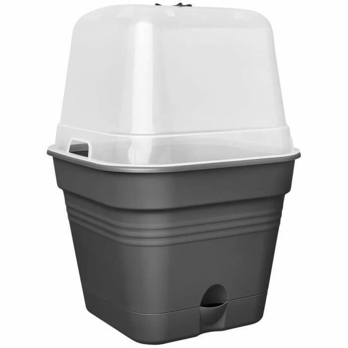 Ghiveci Elho   Cu Capac Negru Plastic Ø 20 cm