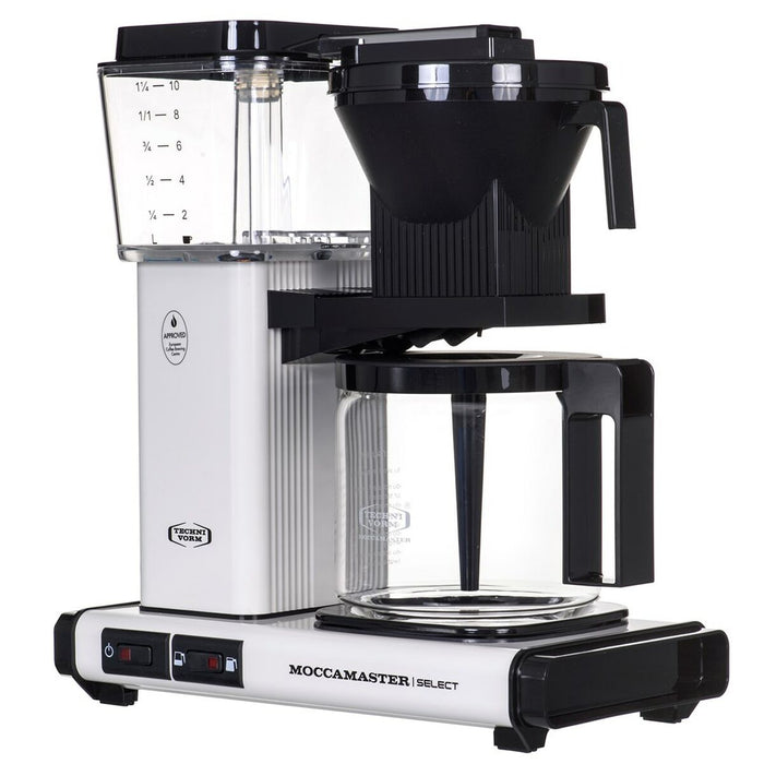 Cafetieră cu Filtru Moccamaster KBG SELECT Alb Negru 1520 W 1,25 L