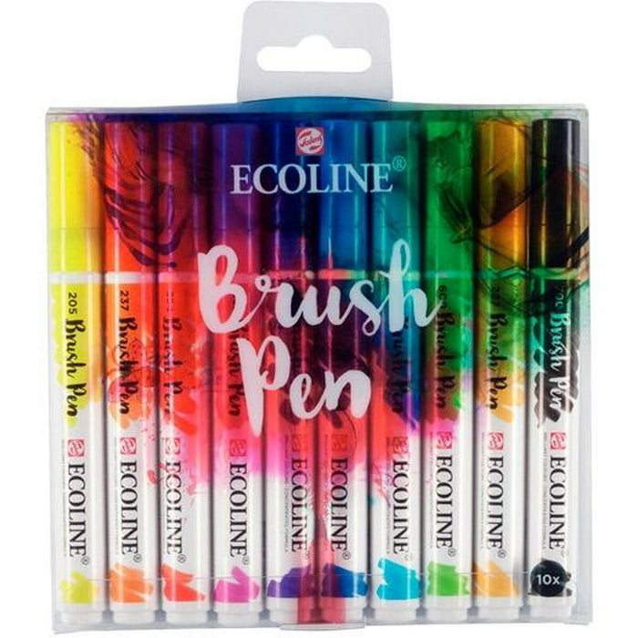 Set de Carioci Talens Ecoline Brush Pen Multicolor
