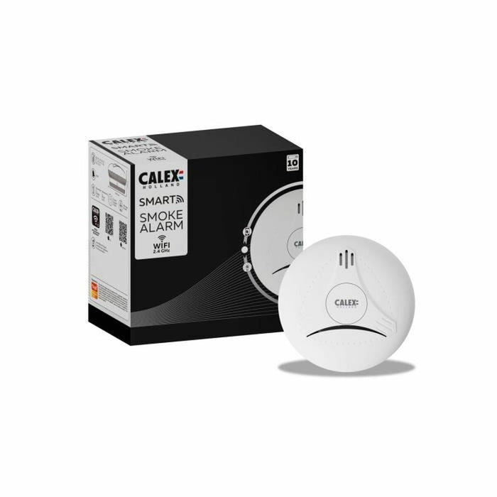 Detector de Fum Calex Wi-Fi 2.4 GHz