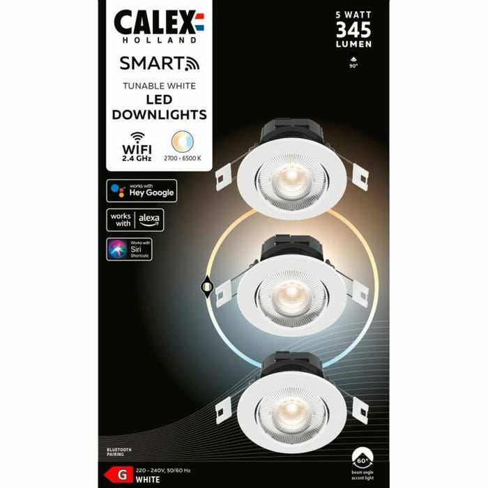 Lustră Calex 5 W (3 Unități)
