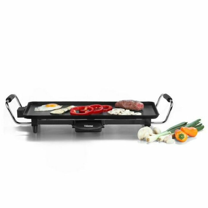 Plită Grill cu Suprafață Netedă Tristar BP-2965 2000W Negru