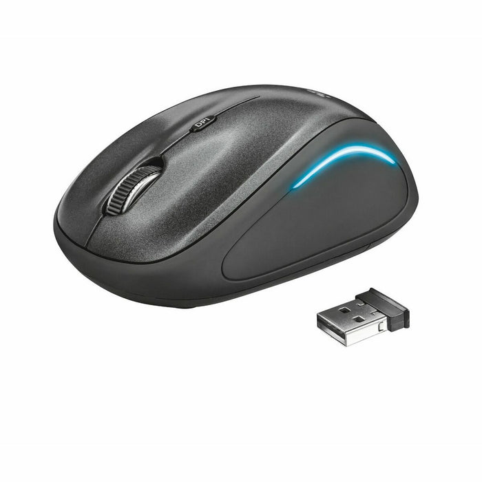 Mouse Fără Fir Trust Yvi FX Negru