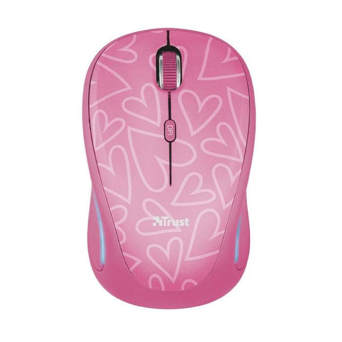 Mouse Fără Fir Trust Yvi FX Roz