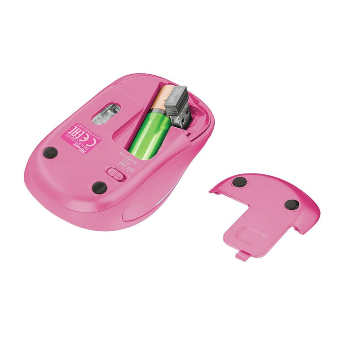 Mouse Fără Fir Trust Yvi FX Roz