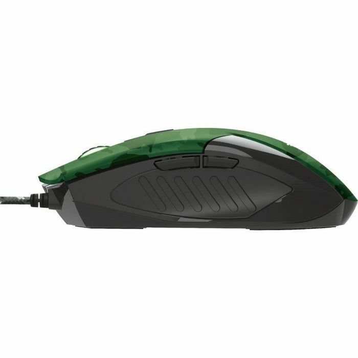 Mouse Optic + Covoraș Gel Trust GXT 781 Rixa Verde 3200 DPI (2 Unități)