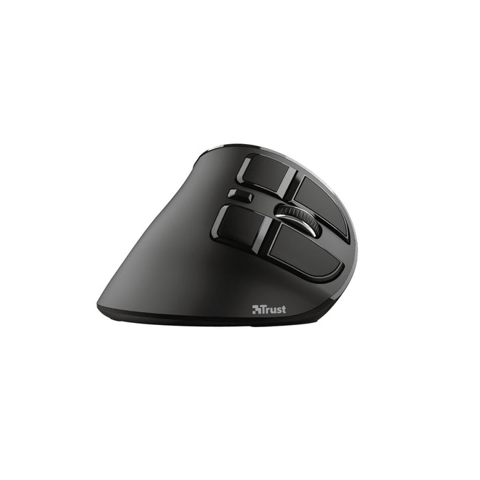 Mouse Fără Fir Trust Voxx Negru Ergonomic Vertical Bluetooth Reîncărcabil/ă