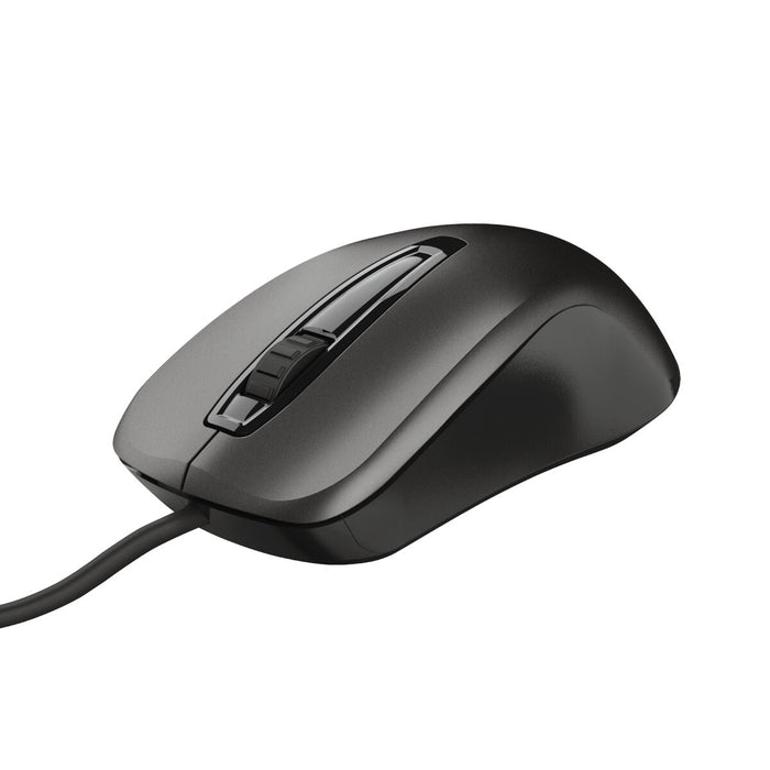 Mouse Trust Carve Negru