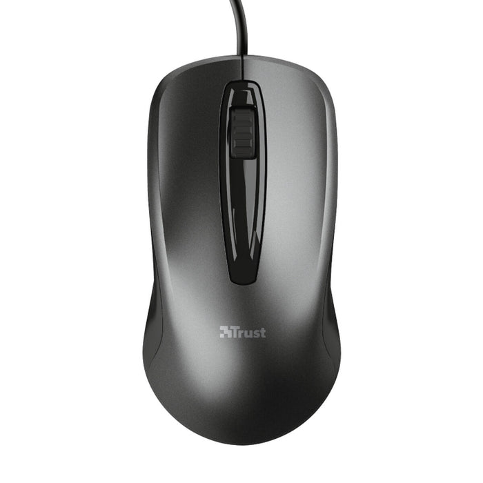 Mouse Trust Carve Negru