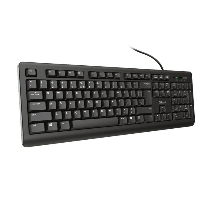 Tastatură Trust 23880 Negru Engleză EEUU QWERTY