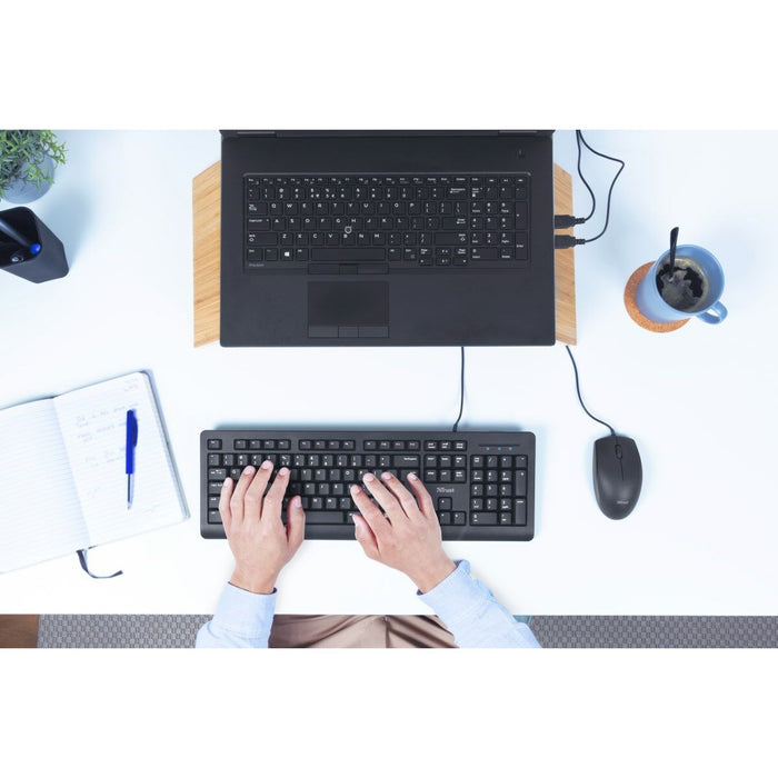Tastatură și Mouse Trust 23970 Negru Qwerty US
