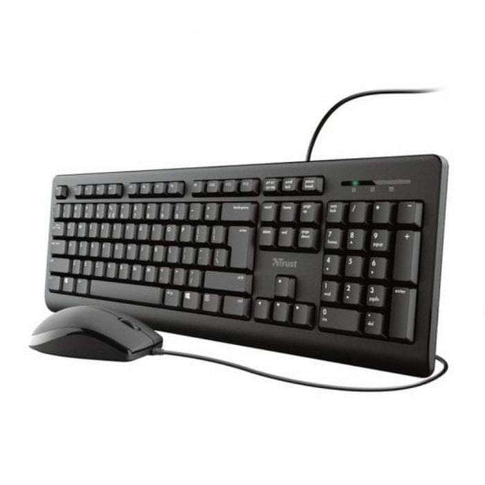 Tastatură Trust Trust Negru Qwerty Spaniolă