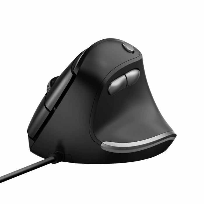 Mouse USB Trust Bayo Ergonomic Vertical 800/4000 dpi Lumini LED Negru