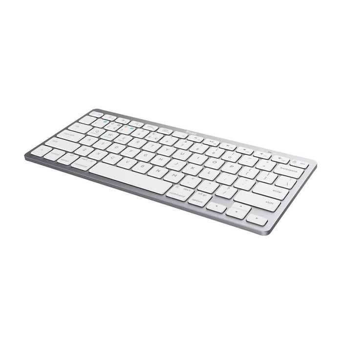 Tastatură Fără Fir Trust 24651 Qwerty US Argintiu Monocrom