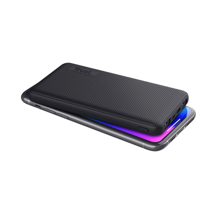 Power Bank cu USB Dublu Trust Primo Negru 10000 mAh