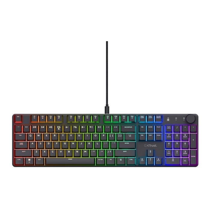 Tastatură Trust GXT 866 TORIX Negru Qwerty US