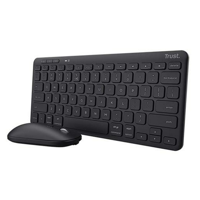 Tastatură și Mouse Trust 25061 Negru Qwerty Spaniolă QWERTY