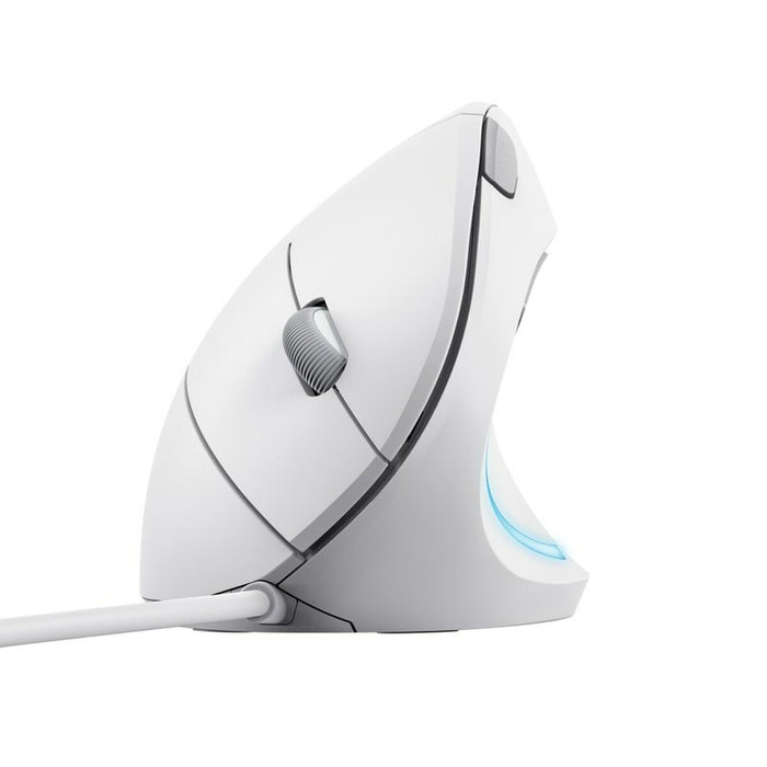 Mouse Trust Verto Albastru Alb Monocrom