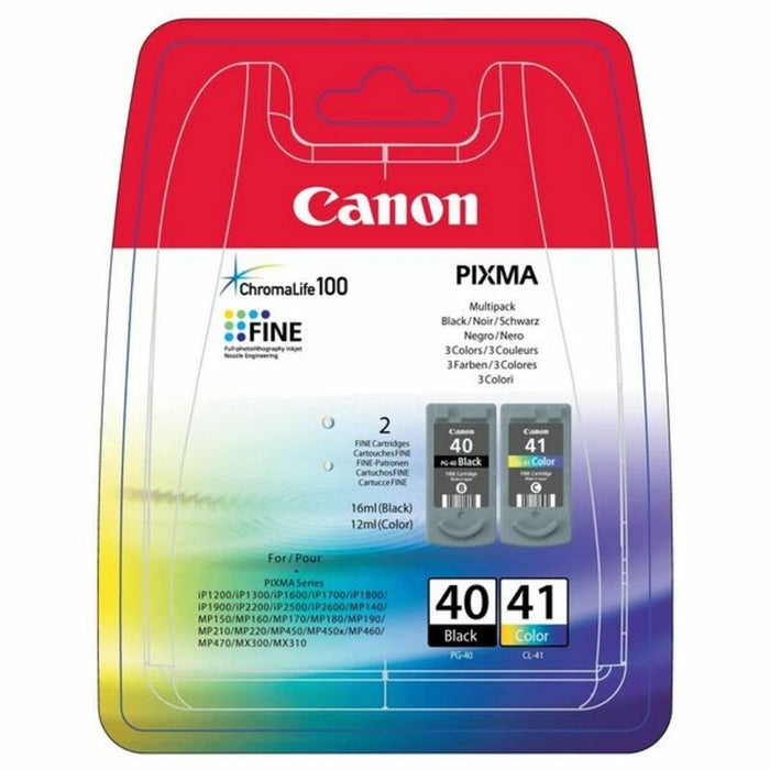 Cartuș cu Cerneală Originală Canon PG-40/CL-41 Negru Tricolor