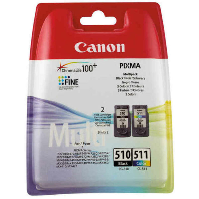Cartuș cu Cerneală Originală Canon PG-510/CL-511 Negru