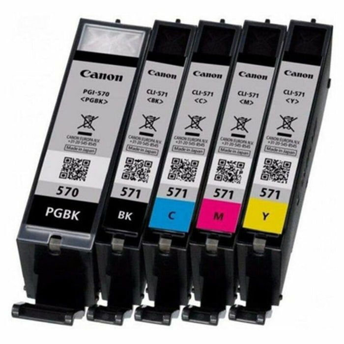 Cartuș cu Cerneală Originală Canon 4054189865932 Galben Negru Cyan Magenta (5 pcs)