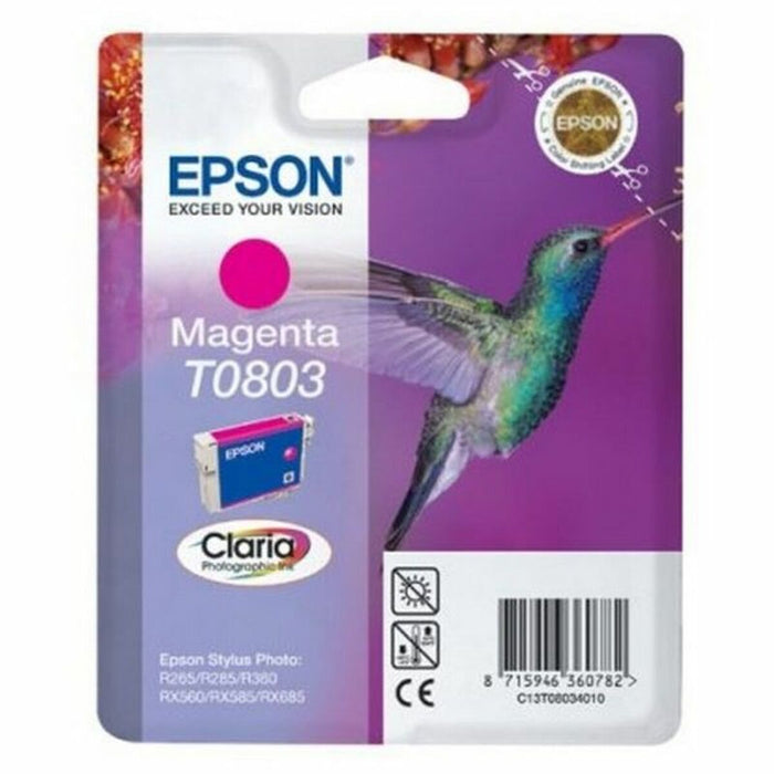 Cartuș cu Cerneală Originală Epson Cartucho T0803 magenta Stylus Photo R360 Magenta
