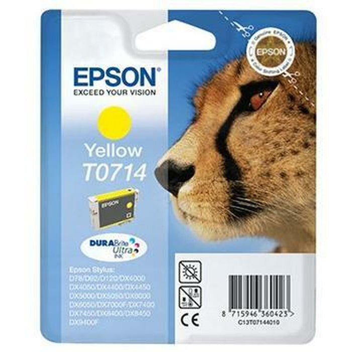 Cartuș cu Cerneală Originală Epson T0714 Galben