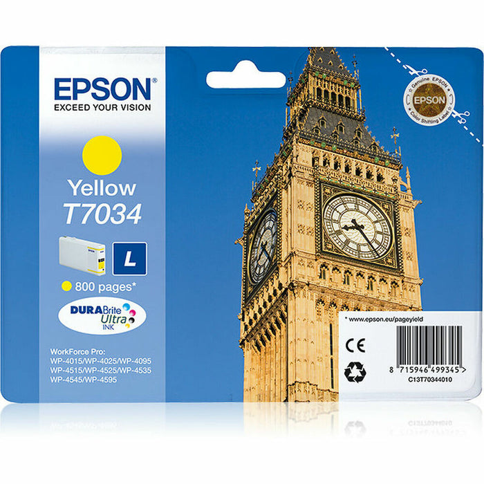 Cartuș cu Cerneală Originală Epson C13T70344010 Galben