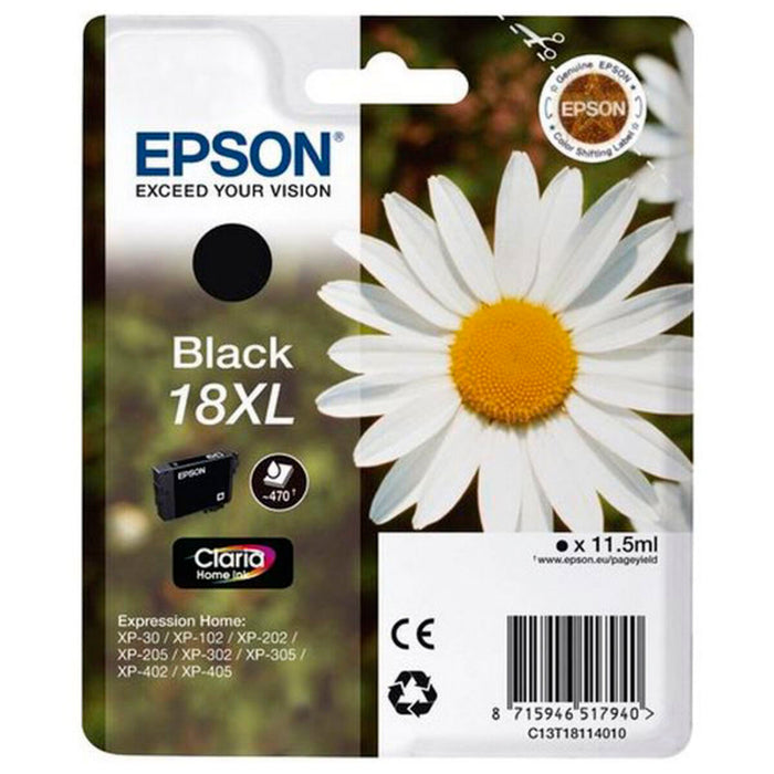 Cerneală Originală Epson 18XL Negru