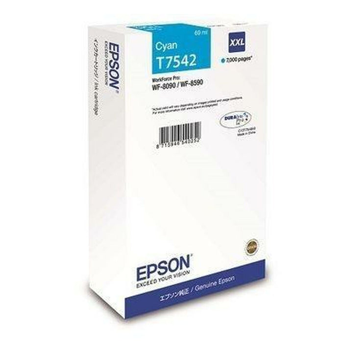 Cartuș cu Cerneală Originală Epson WF-8090 / WF-8590 Ink Cartridge XXL Cyan Cyan