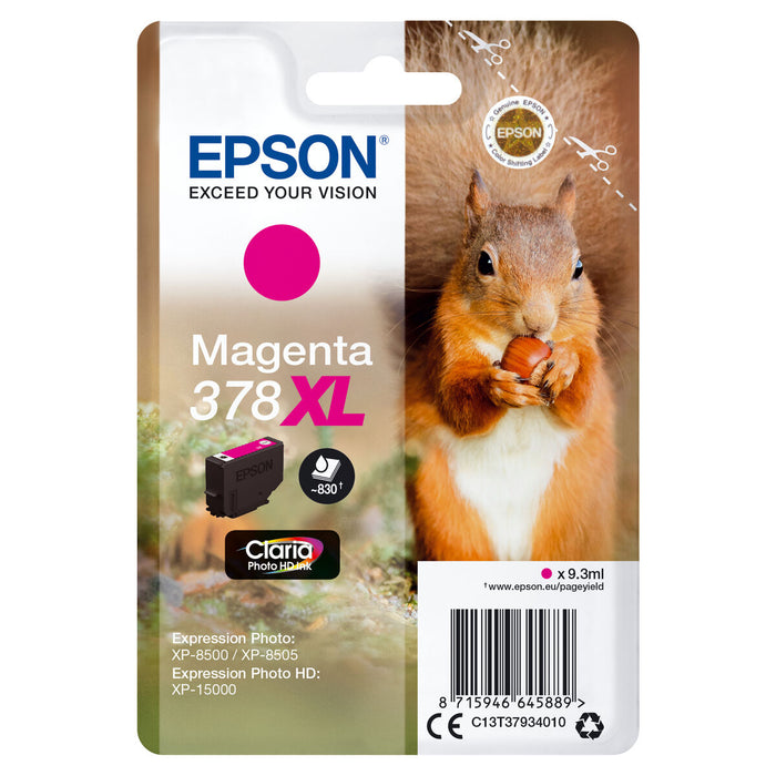 Cartuș cu Cerneală Originală Epson C13T37934010 9,3 ml Magenta