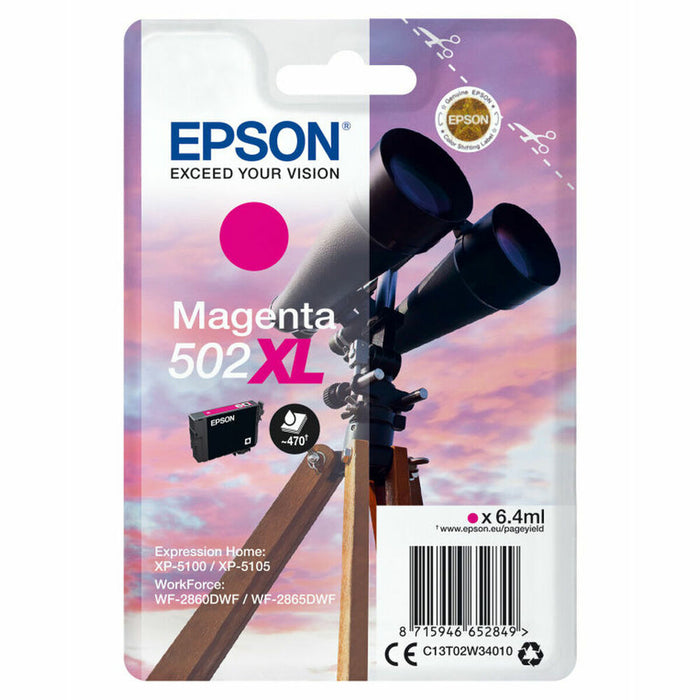 Cartuș cu Cerneală Originală Epson 502XL Magenta