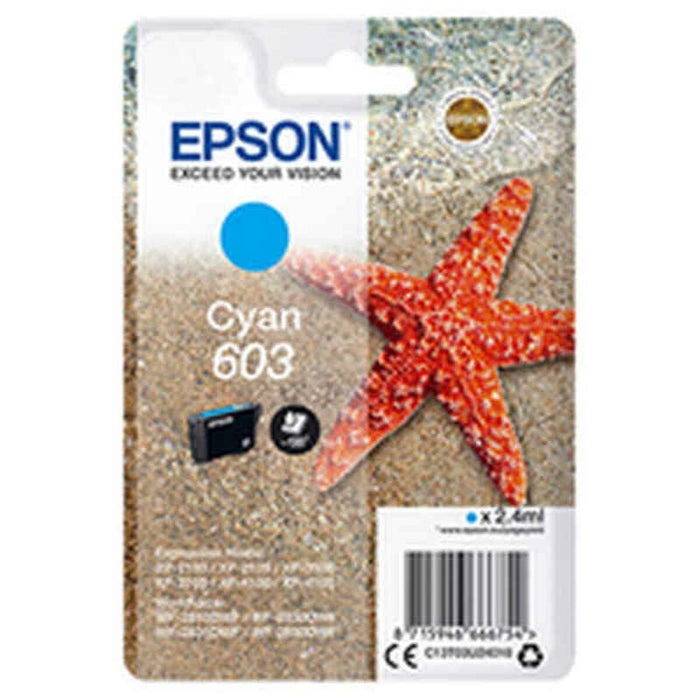 Cartuș cu Cerneală Originală Epson 603 Cyan Albastru