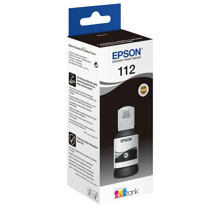 Cartuș cu Cerneală Originală Epson EcoTank 112 Negru