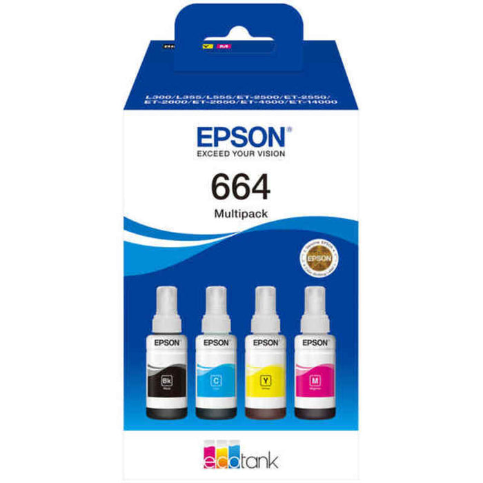 Cartuș cu Cerneală Originală Epson C13T664640 Multicolor Negru