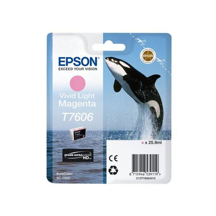 Cartuș cu Cerneală Originală Epson C13T76064N10 Magenta Magenta Deschis