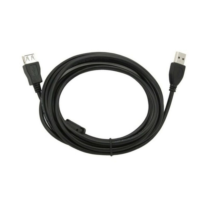 Cablu Prelungitor USB GEMBIRD 3m USB 2.0 A M/FM Negru 3 m