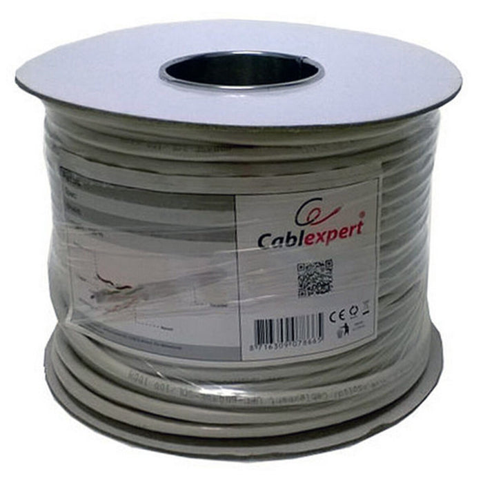 Cablu RJ45 Categoria 5 UTP Rigid GEMBIRD UPC-5004E-SOL/100 100 m Gri 100 m