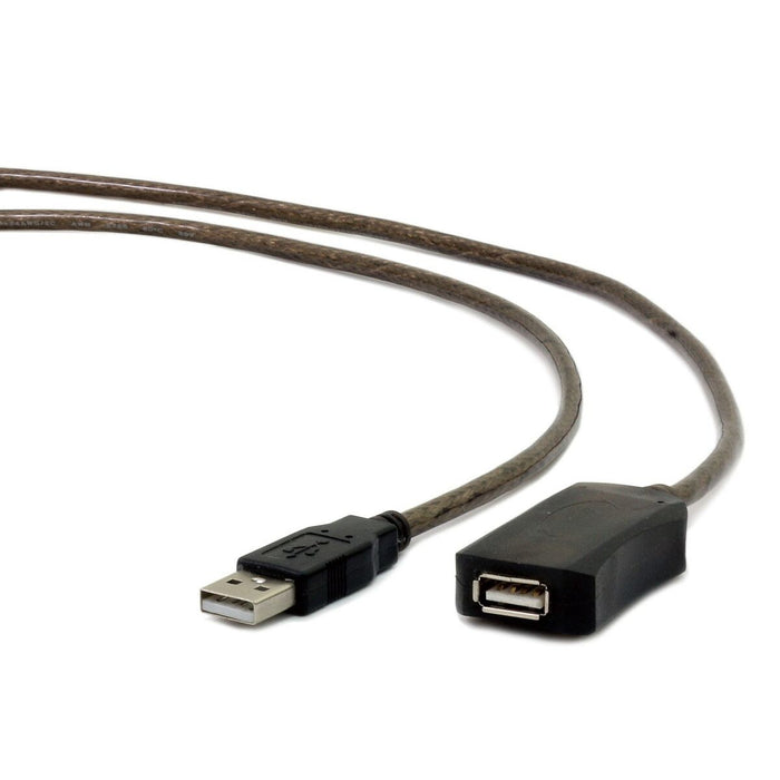 Cablu Prelungitor USB GEMBIRD USB A/USB A M/F 5m Negru 5 m