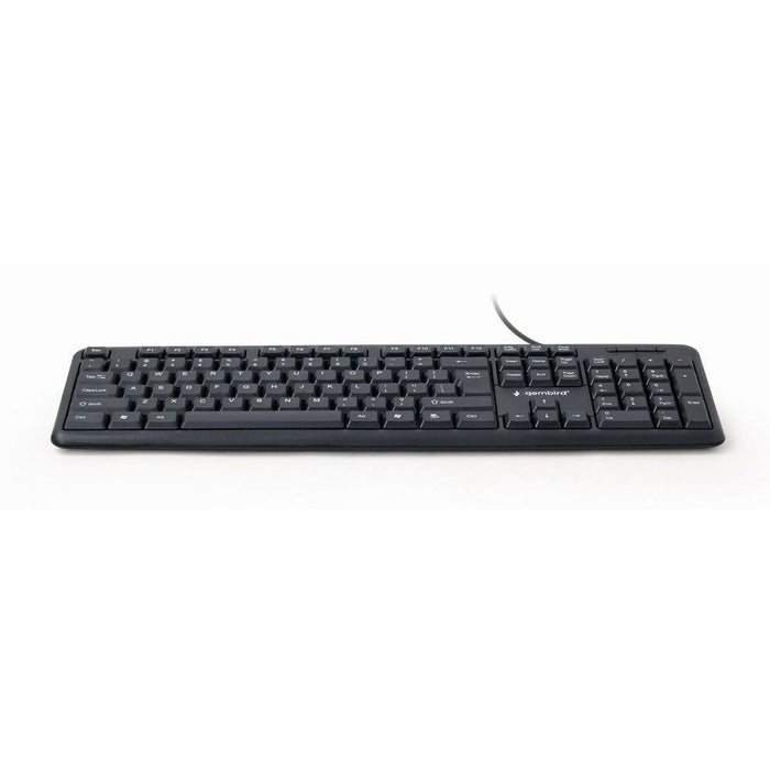 Tastatură GEMBIRD KB-U-103-RU Negru Monocrom Engleză Rusă QWERTY