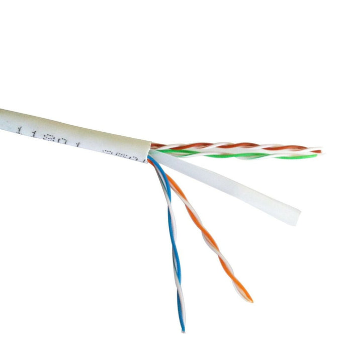 Cablu de Rețea Rigid UTP Categoria 6 GEMBIRD PP6U-5M Alb Gri 5 m