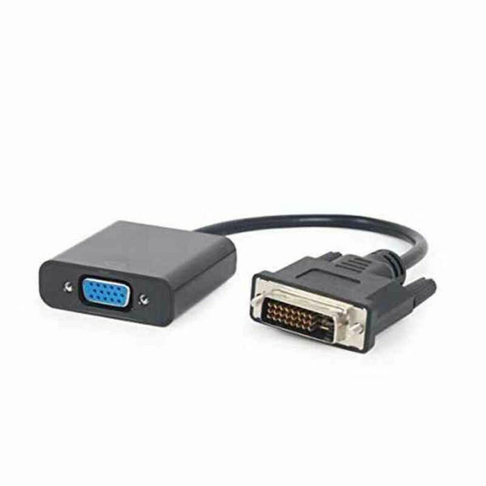 Adaptor DVI la VGA GEMBIRD A-DVID-VGAF-01 20 cm Negru