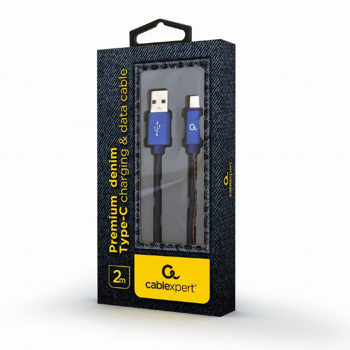 Cablu USB A la USB C GEMBIRD CC-USB2J-AMCM-2M-BL Albastru 2 m