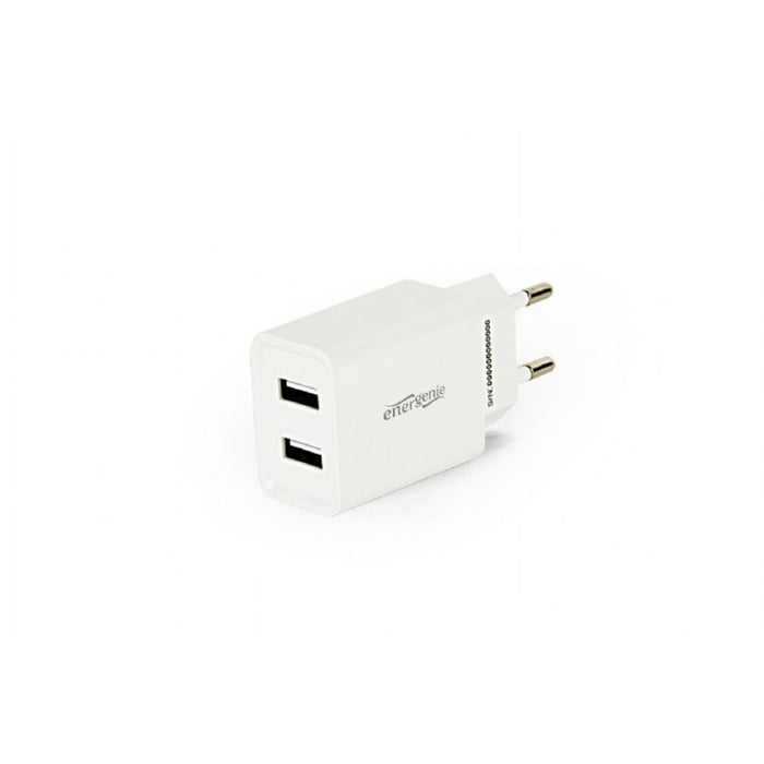Încărcător de Perete GEMBIRD EG-U2C2A-03-W Alb