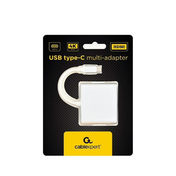 Hub USB-C 3 Porturi GEMBIRD A-CM-HDMIF-02-SV Argintiu