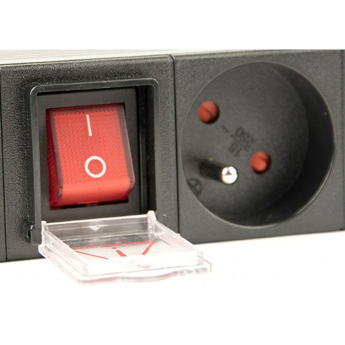 Placă de Circuit 19” 8 Puncte de Conectare Schuko cu On/Off Switch GEMBIRD EG-PDU-014-FC14 (3 m)